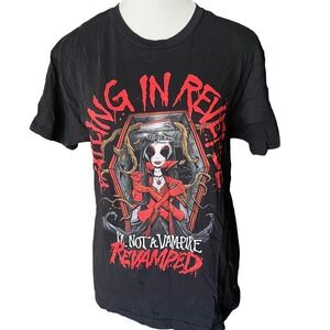 Falling In Reverse Im Not A Vampire Revamped Band Tee Black M Rock Me Apparel